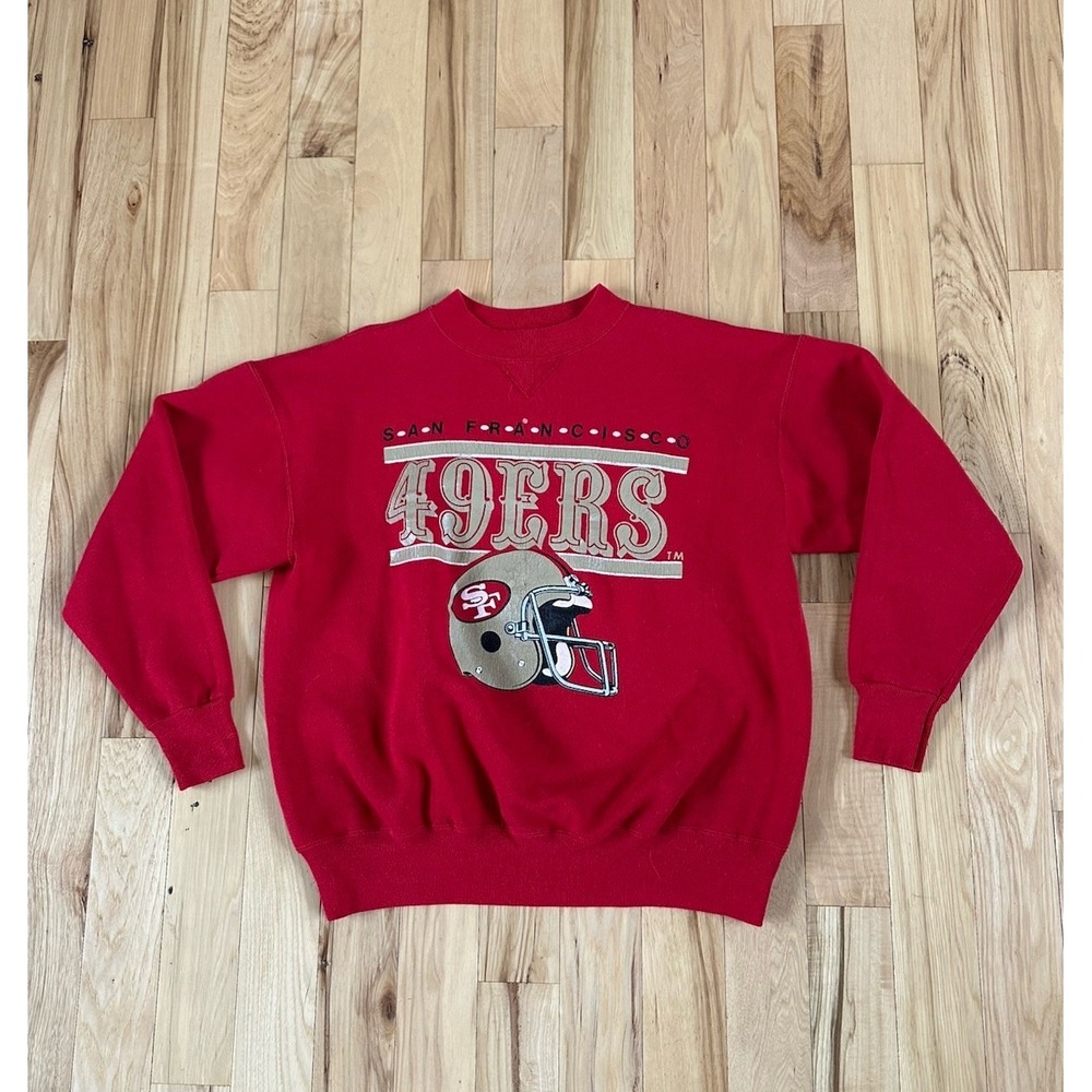 Champion San Francisco 49ers Vintage Crewneck Sweater Size Large